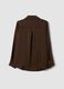 Camicia marrone regular fit con colletto classico_2