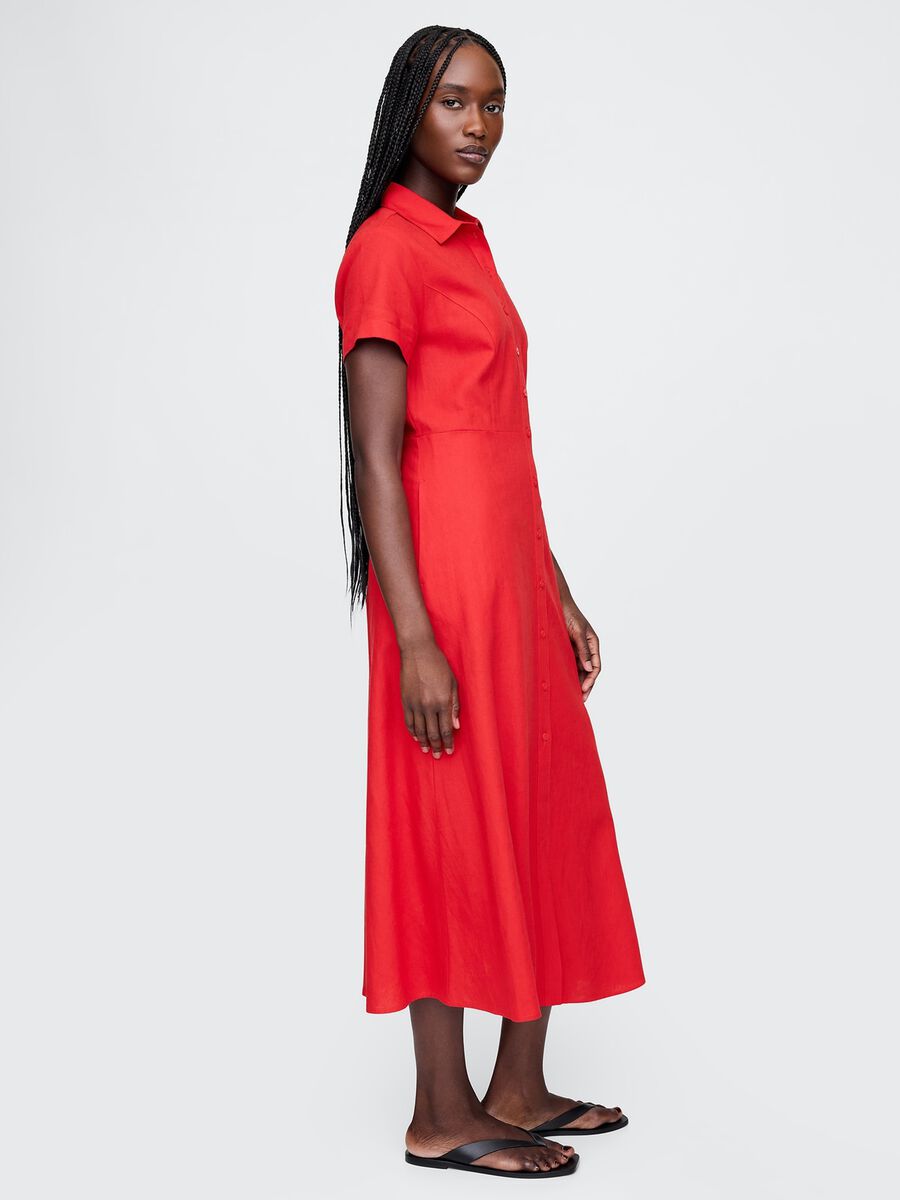 Long Red Gap Dress_1