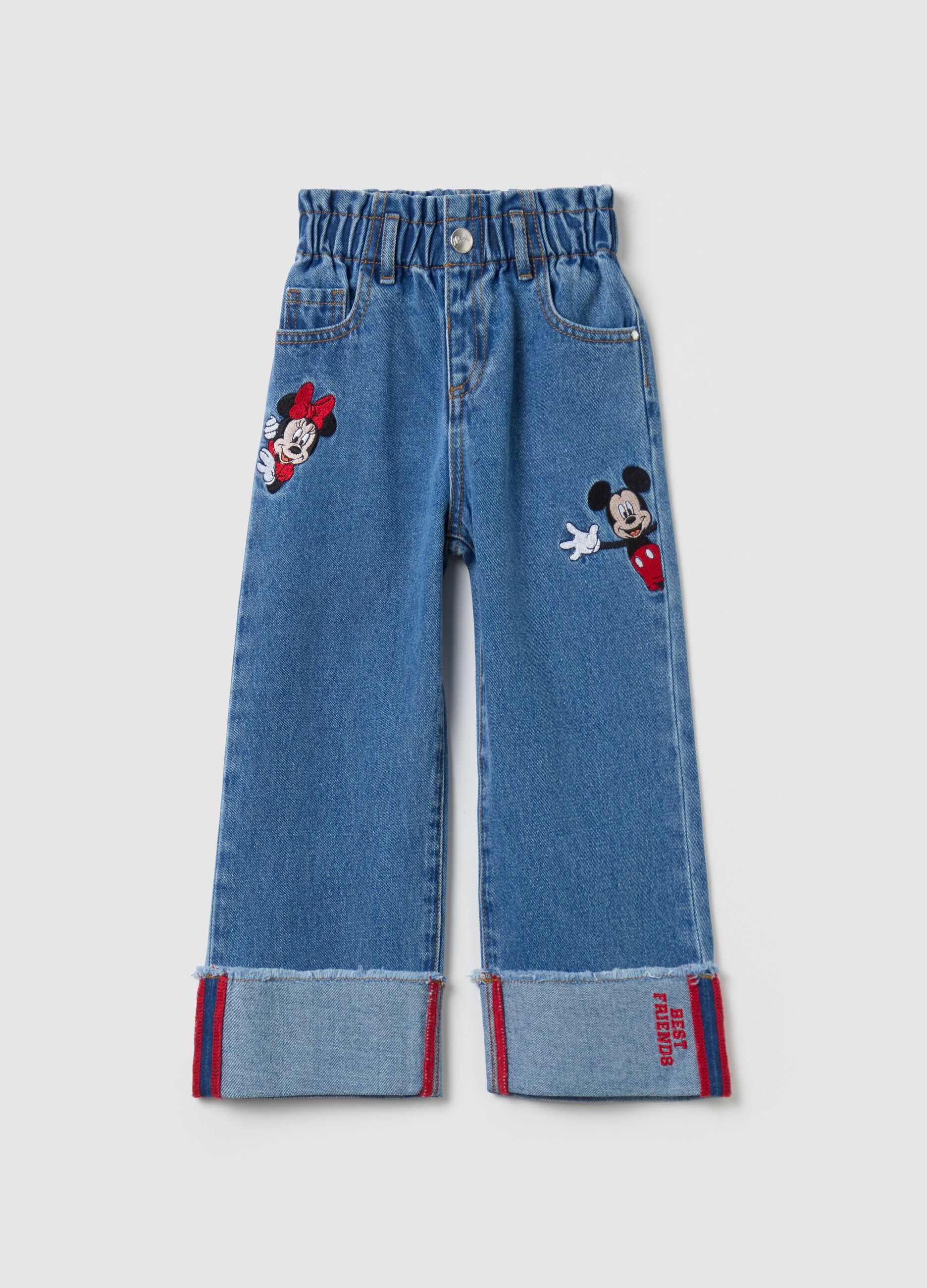 Jeans con mani di topolino sul sedere on sale