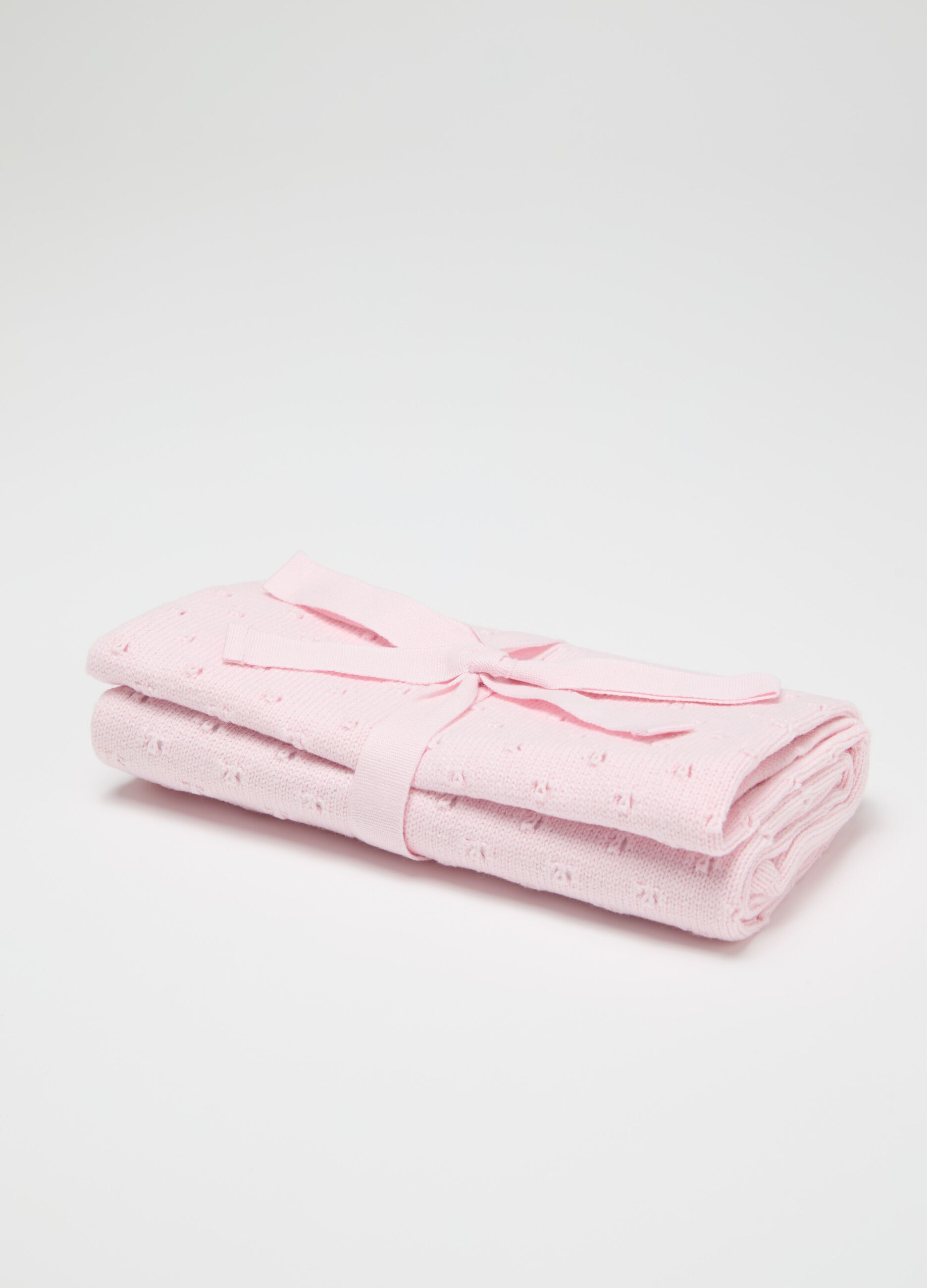 Coperta in cotone tricot