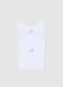 Boy's White Cotton Vests Pack - Regular Fit_2