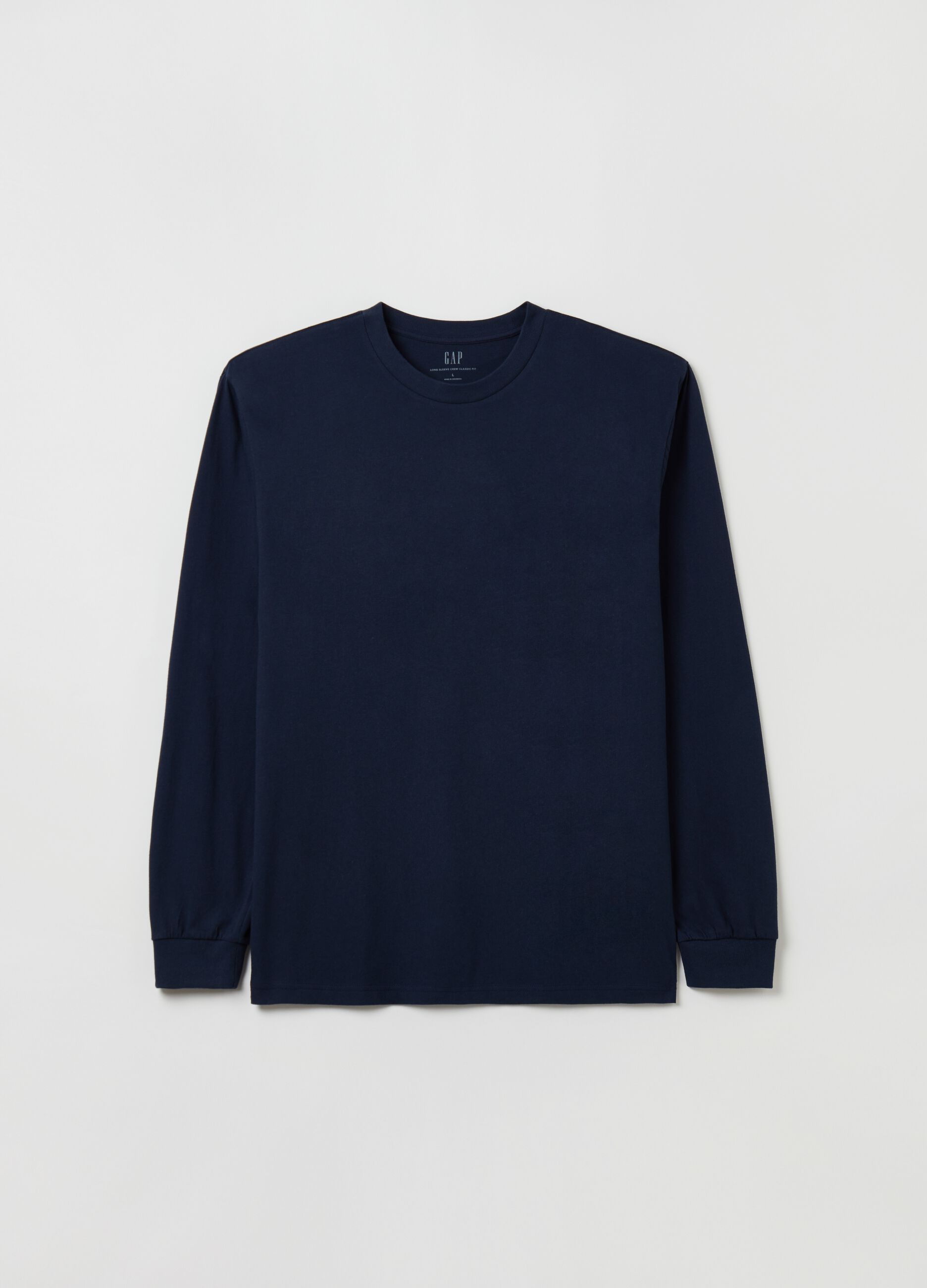 Felpa girocollo in cotone bio