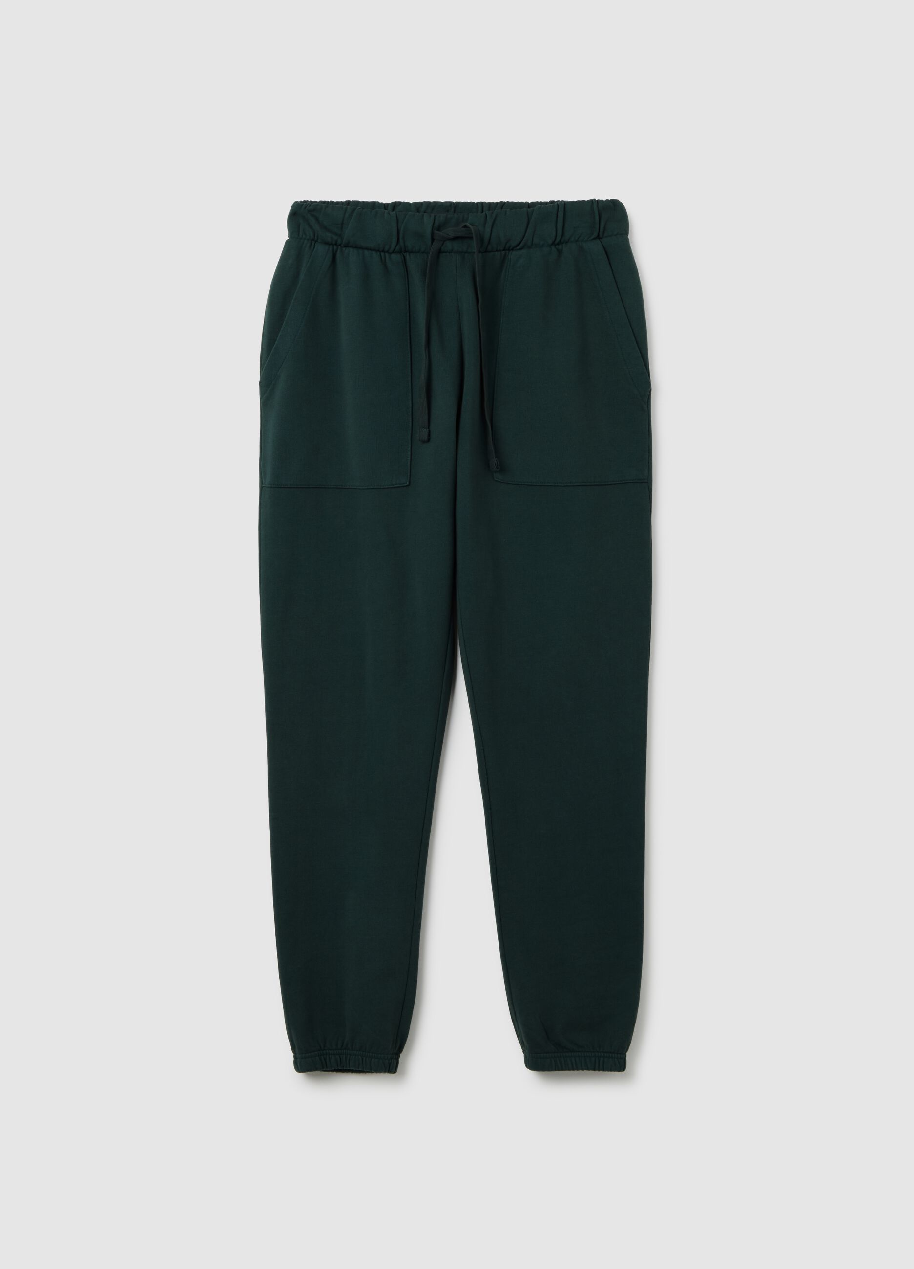 Green Cotton Trousers