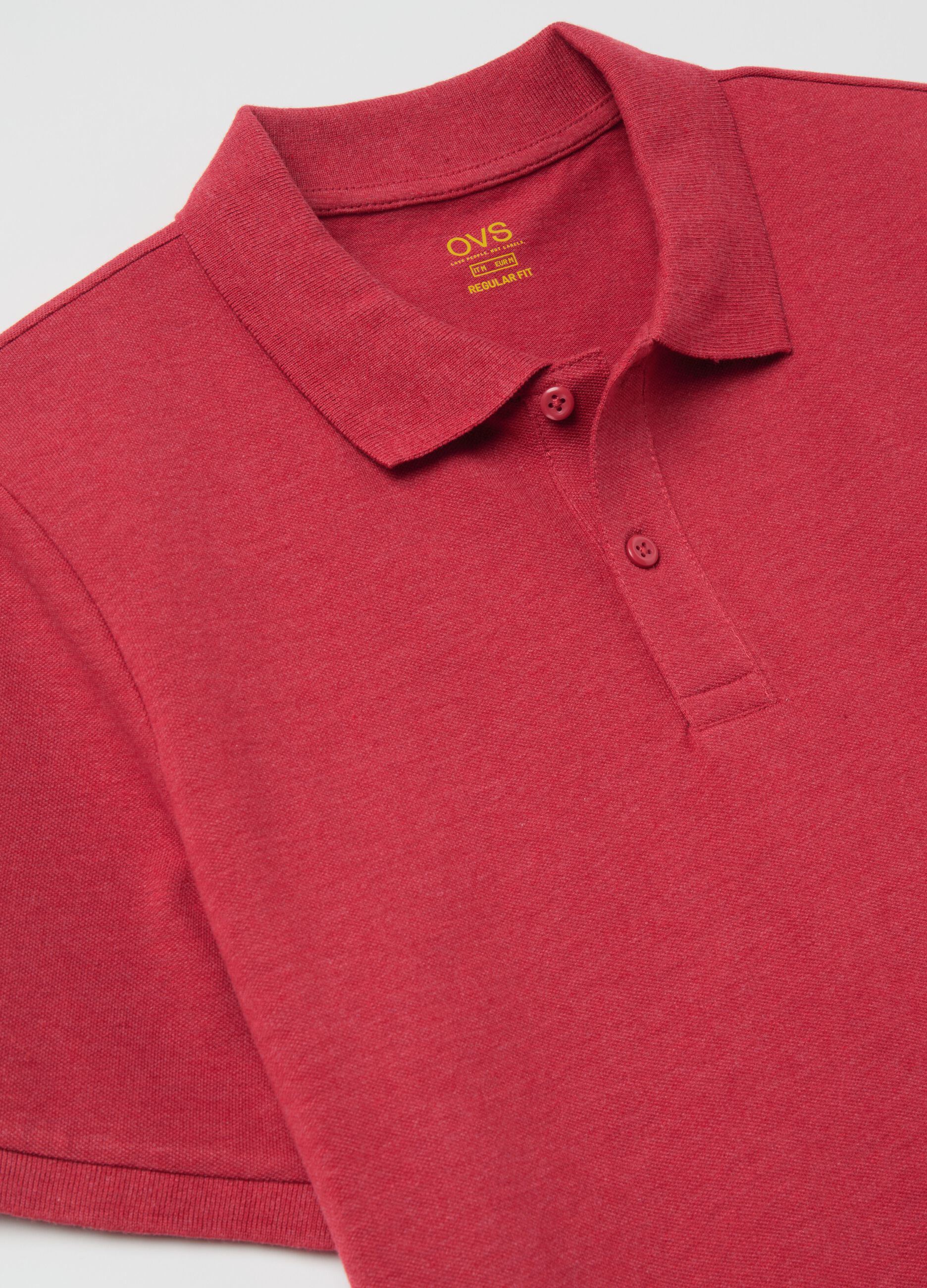Regular-fit polo shirt in cotton