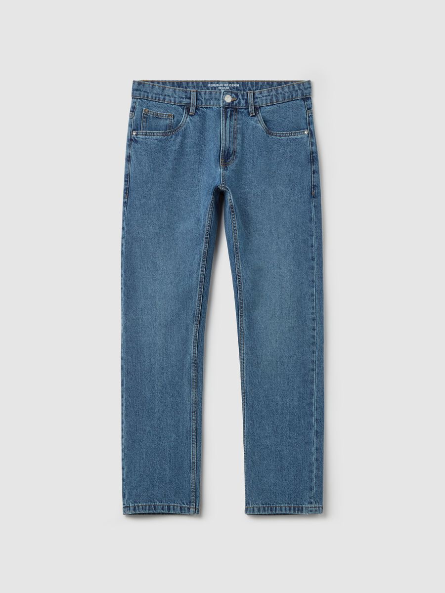 Regular-fit jeans with five pockets_4