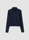 Full-zip blu fitted in tessuto elasticizzato ALTAVIA STUDIO_6