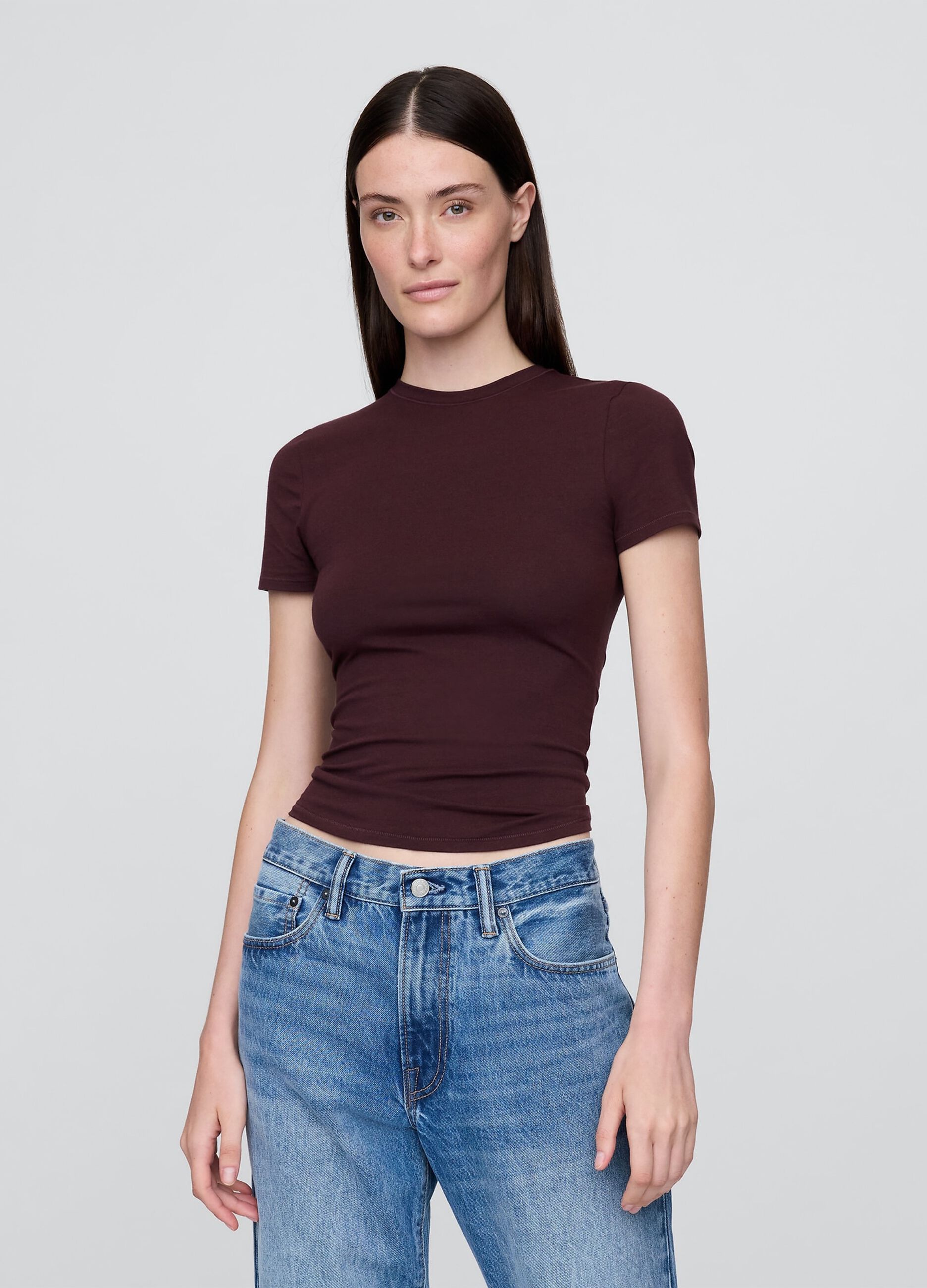Purple Stretch Short Sleeve T-shirt