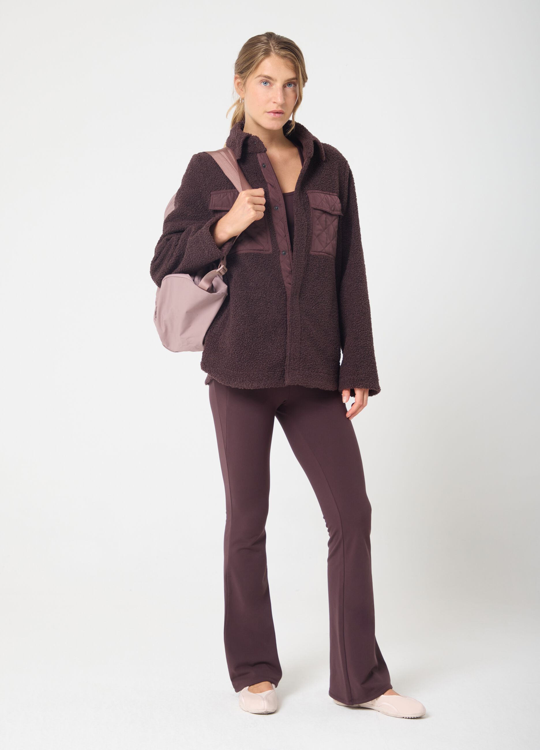 Flare leggings in stretch technical fabric with zip pockets ALTAVIA STUDIO