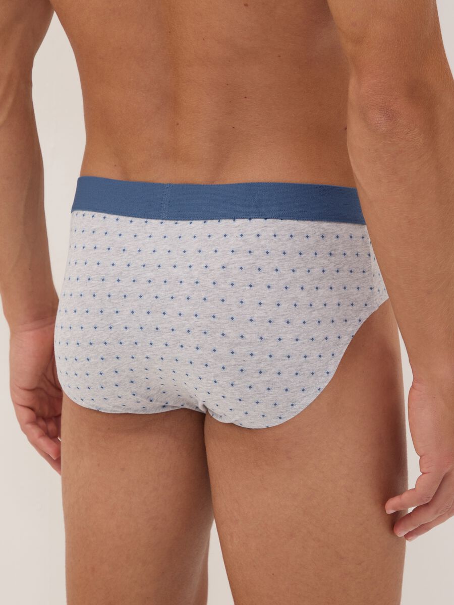 Tripack di slip azzurri e bianchi in cotone organico elasticizzato_2
