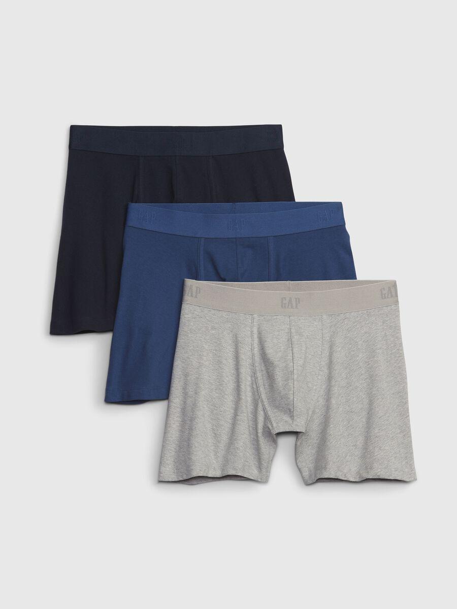 Three-pack stretch organic cotton boxer shorts_0