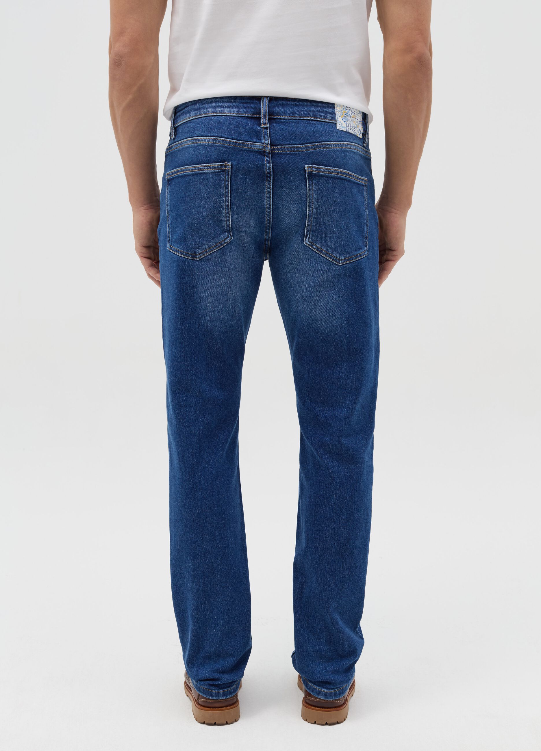 Slim-fit stretch jeans
