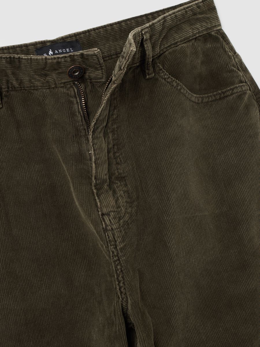 Pantaloni baggy in puro cotone neri_5