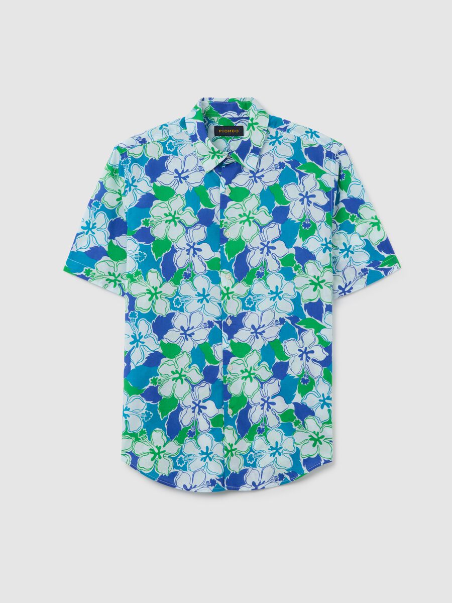 Men's pure cotton multicolour regular fit shirt_0