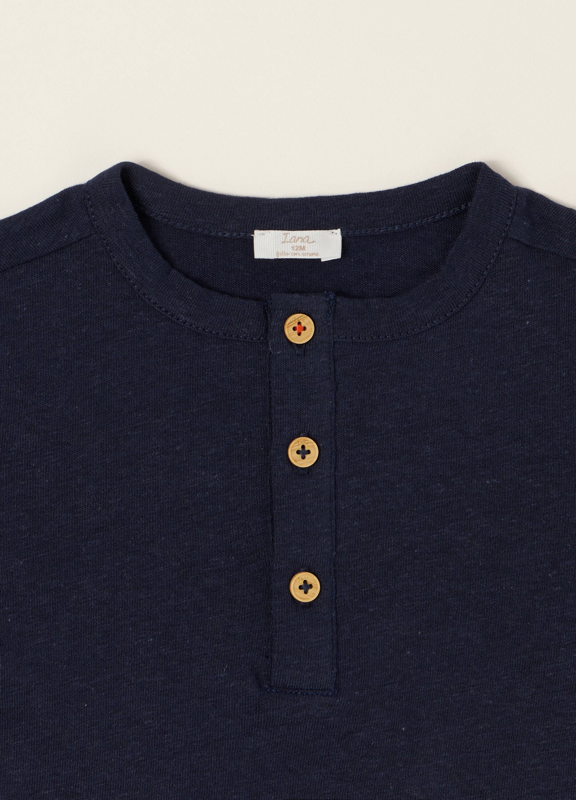 IANA linen-blend jersey T-shirt