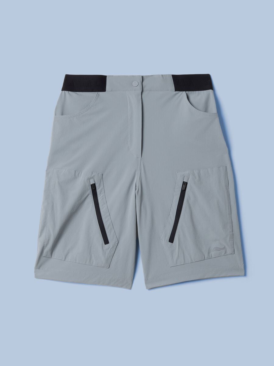 Grey ALTAVIA SAILING stretch-fabric Bermuda shorts_1