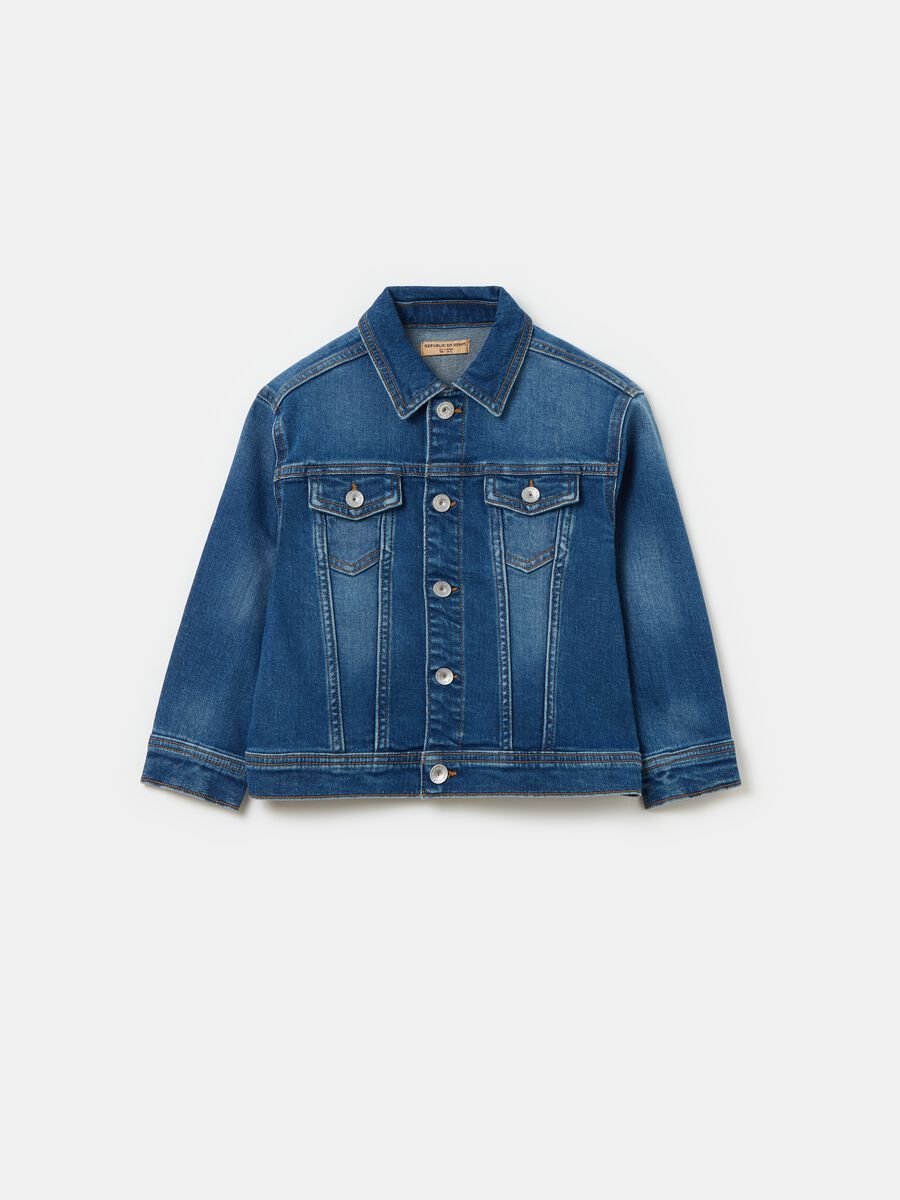 Denim jacket with pockets_0