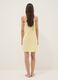 Yellow organic cotton nightdress with thin straps_2