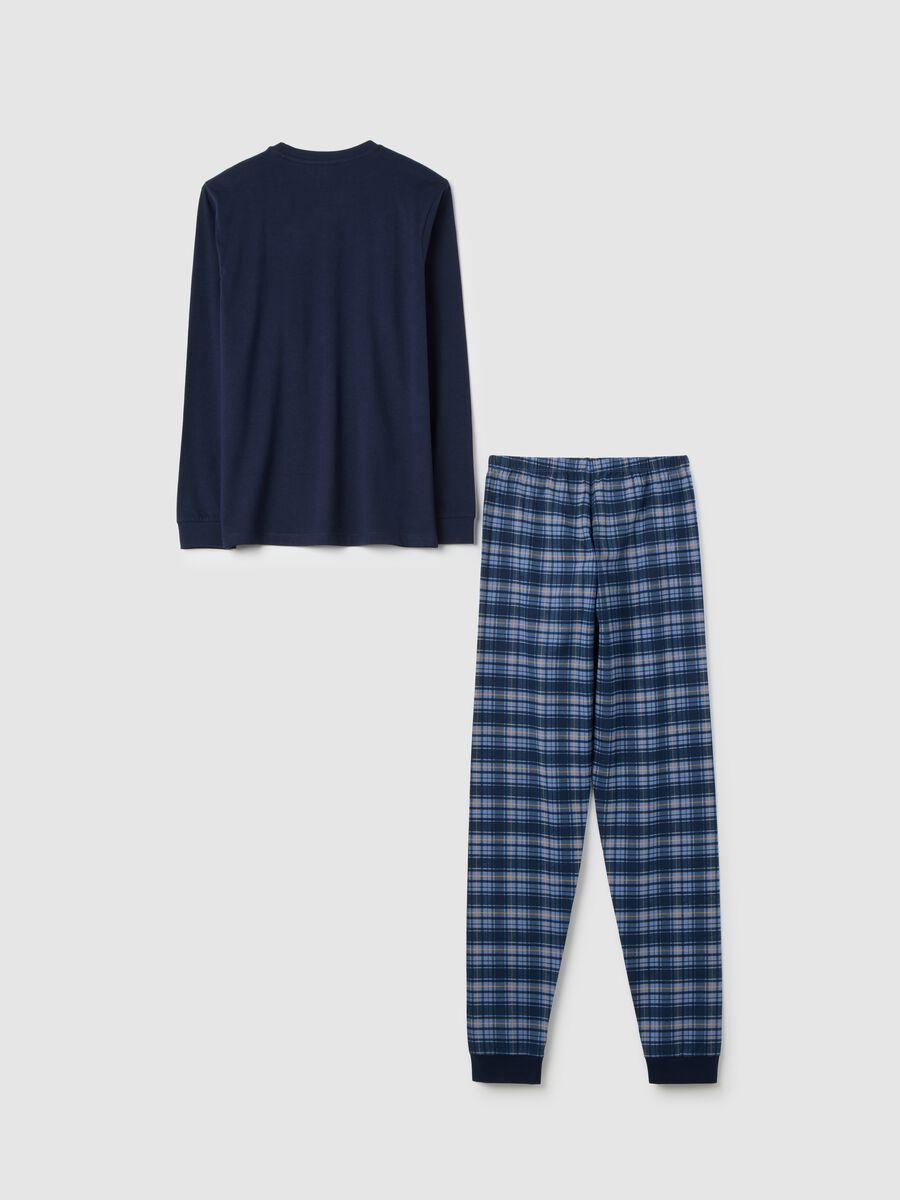Boys' pure cotton multicolour regular fit pyjama_1