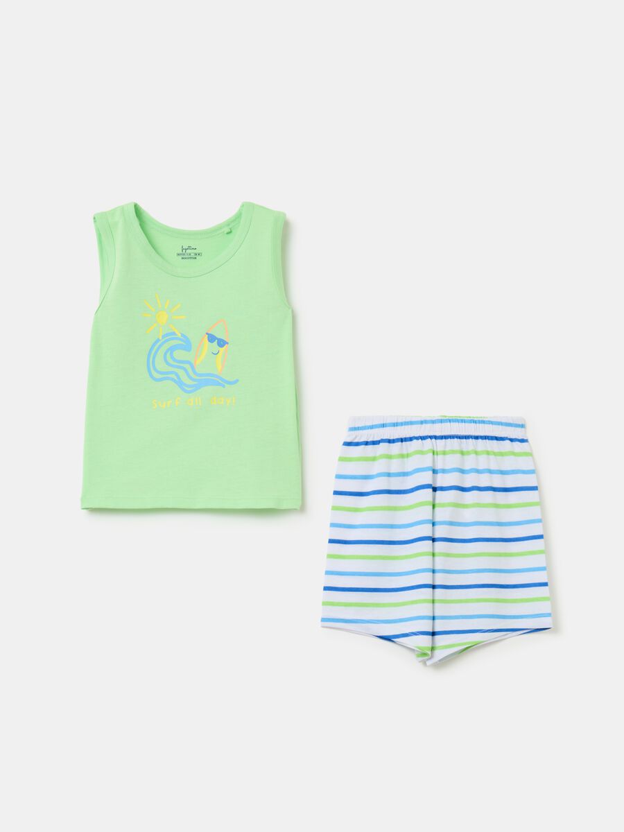 Organic cotton pyjamas with print_0