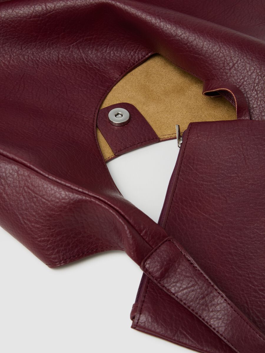 Borsa rossa con pochette_2
