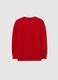 Child's red pure wool jumper regular fit_4