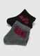 Grey Short Socks for Boys_1