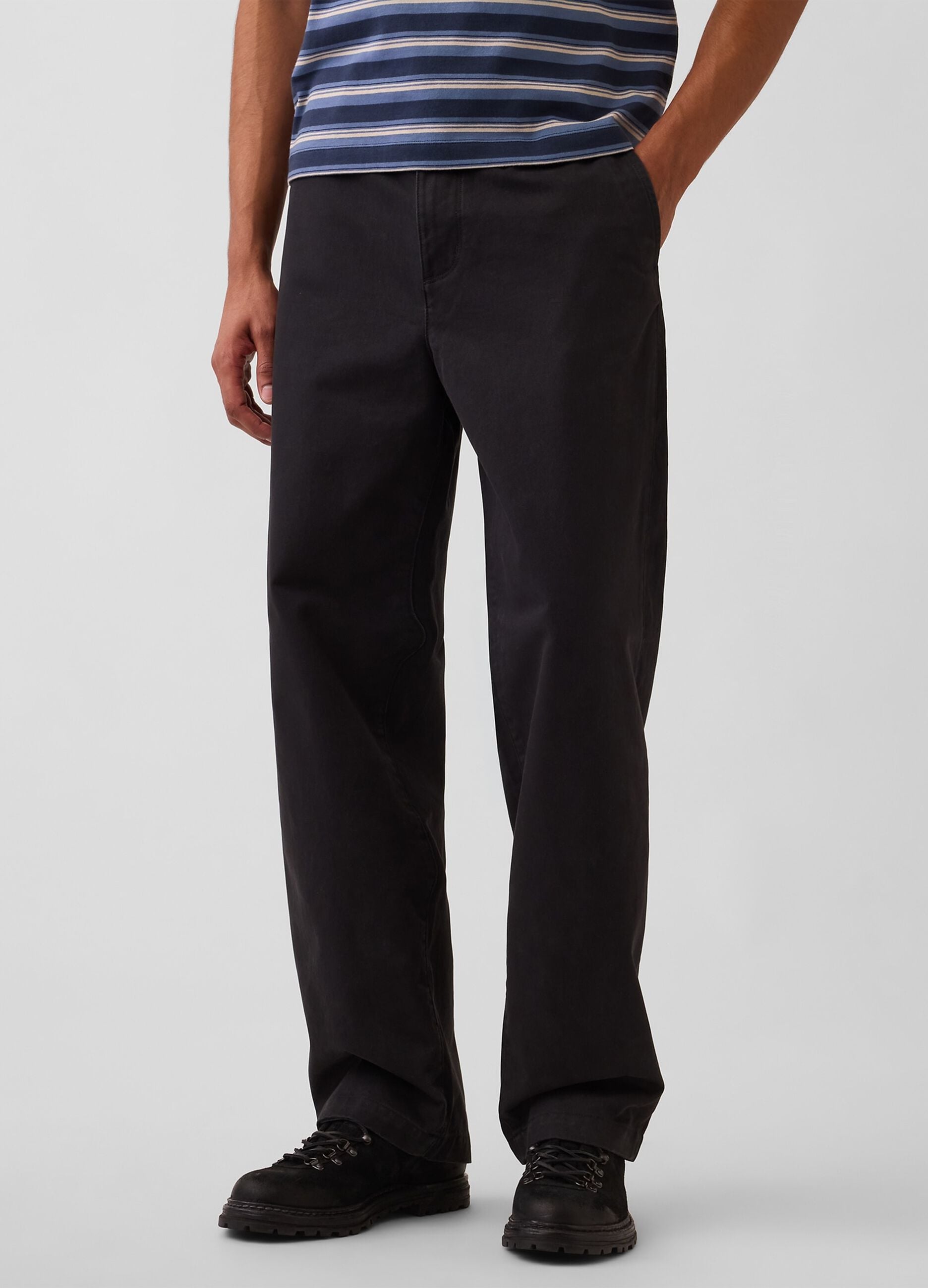 Pantaloni neri in puro cotone