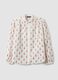White pure cotton embroidered-pattern shirt, regular fit_4