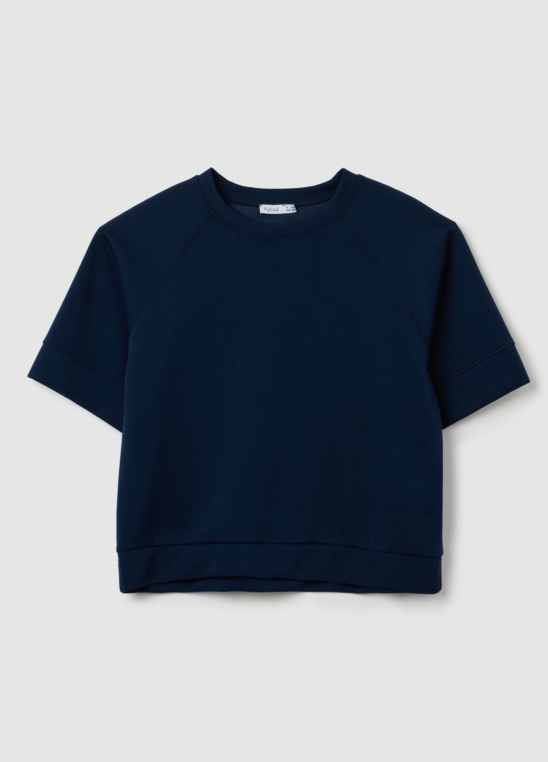 Blue top with kimono sleeves