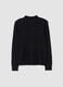 Black viscose-blend high-neck jumper, regular fit_4
