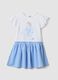 Girls&rsquo; multicolour stretch cotton dress with Frozen print_0