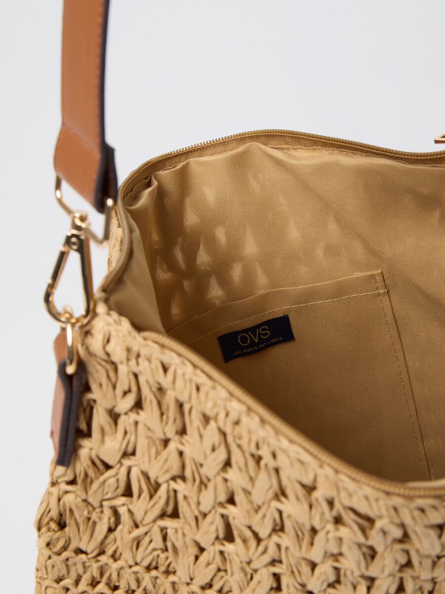 OVS Woven Textile Paper Crossbody Bag_2