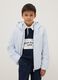 Boy's Light Blue Jacket Regular Fit_0