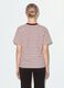 Multicolour relaxed-fit striped pure cotton T-shirt with chest embroidery_2