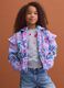 Girls&rsquo; multicolour hooded rain jacket with all-over print_1