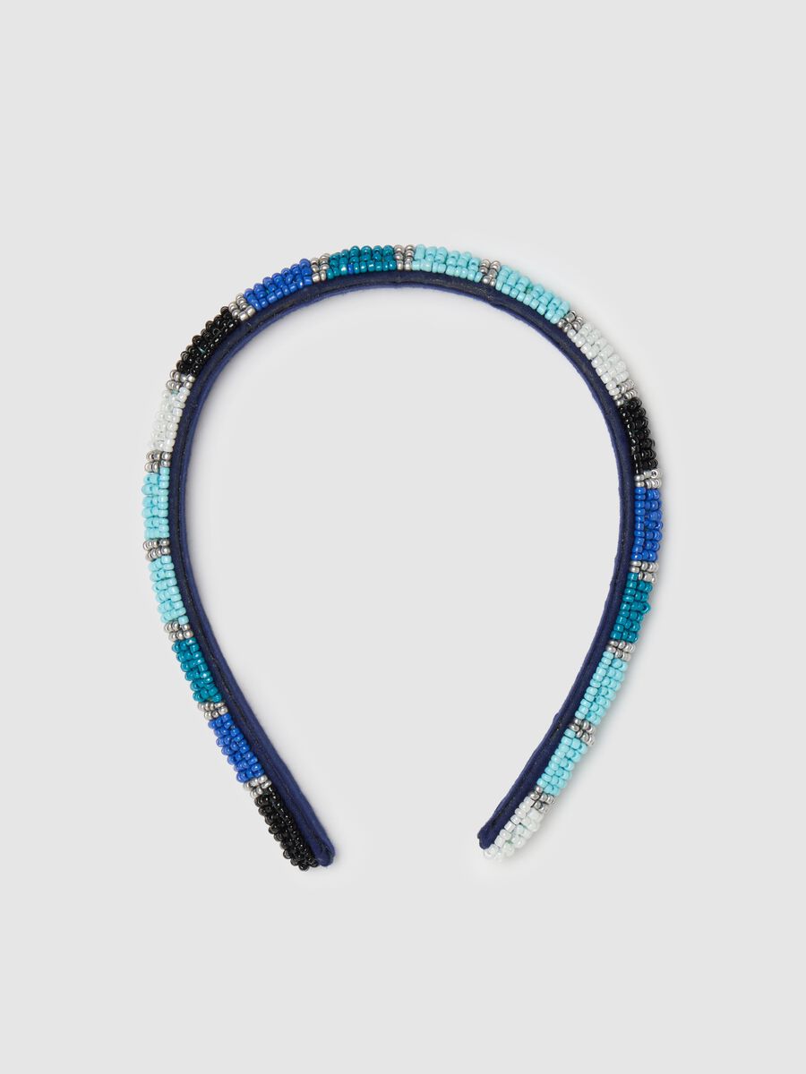 Alice band with beads_0