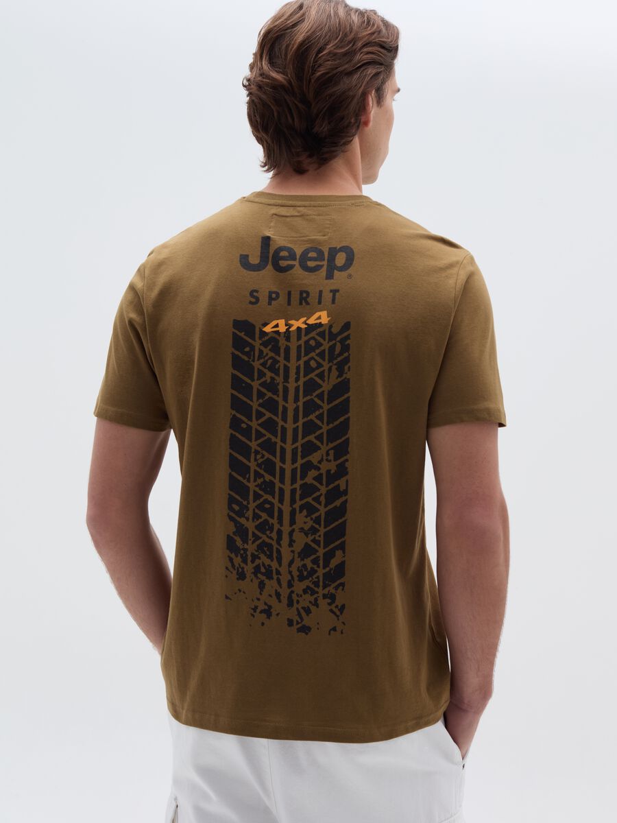 Cotton T-shirt with Jeep Spirit print_2