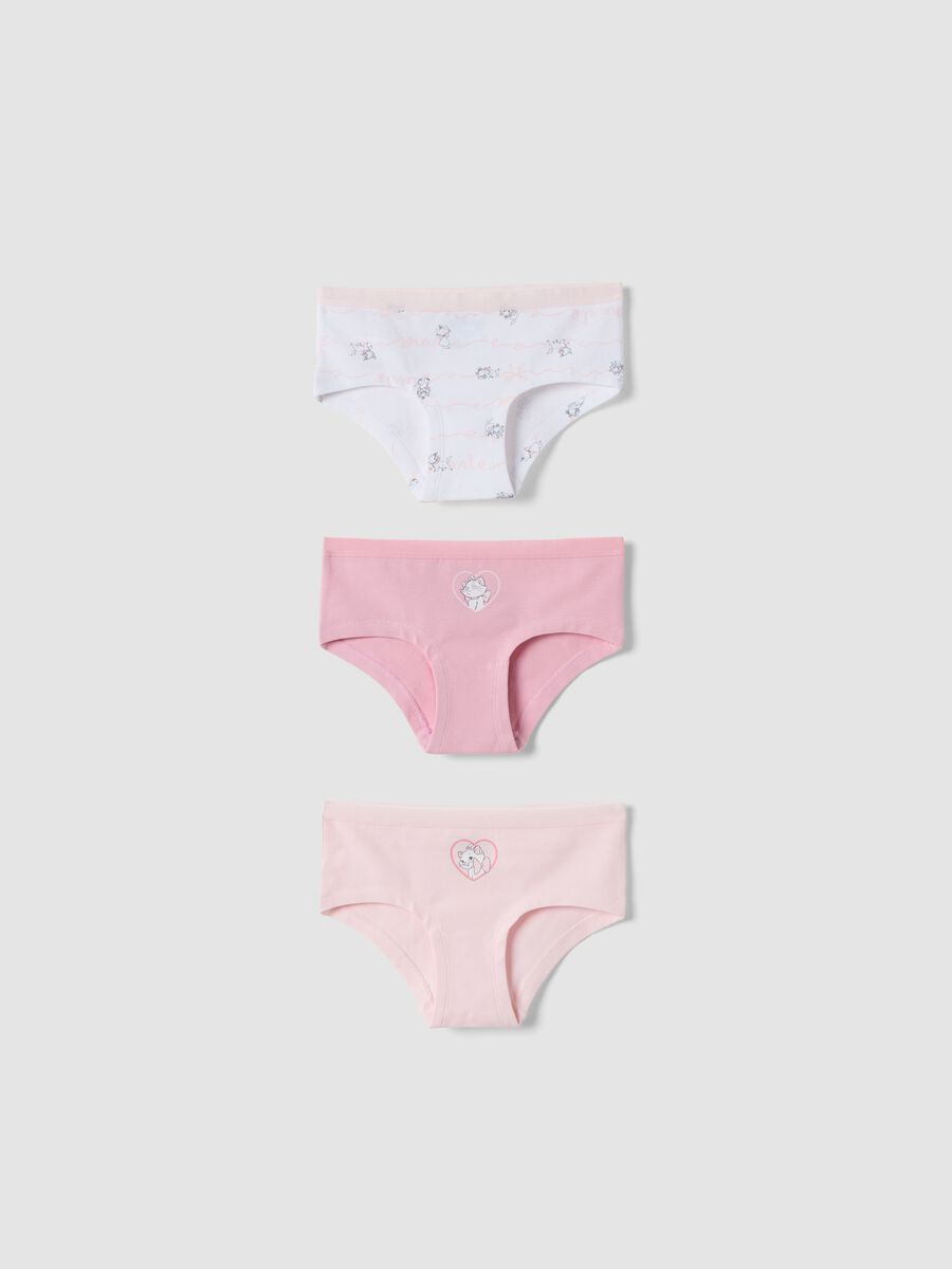 Tripack di slip rosa in cotone organico elasticizzato_0