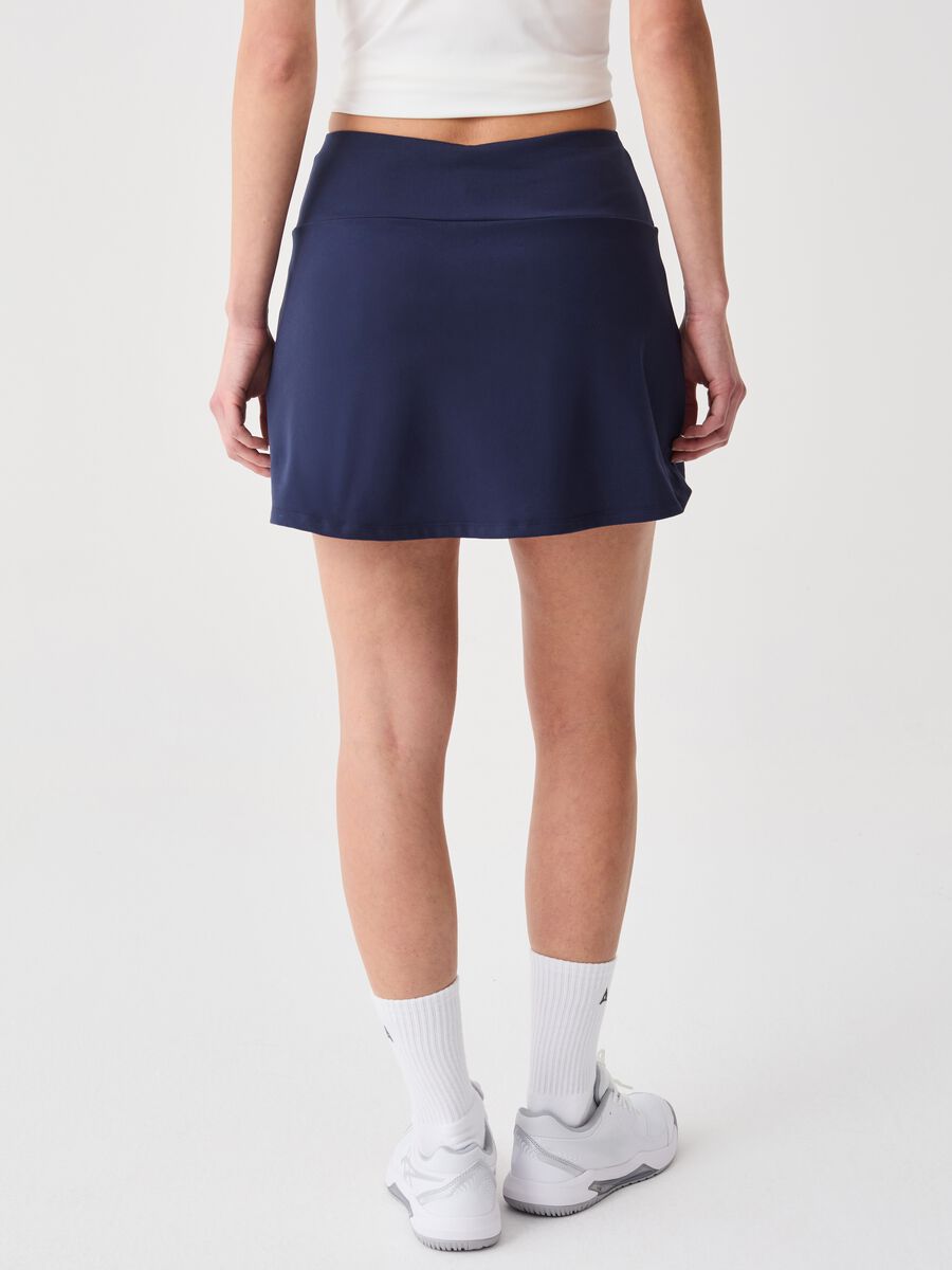 SLAZENGER blue sports skirt in stretch fabric_3