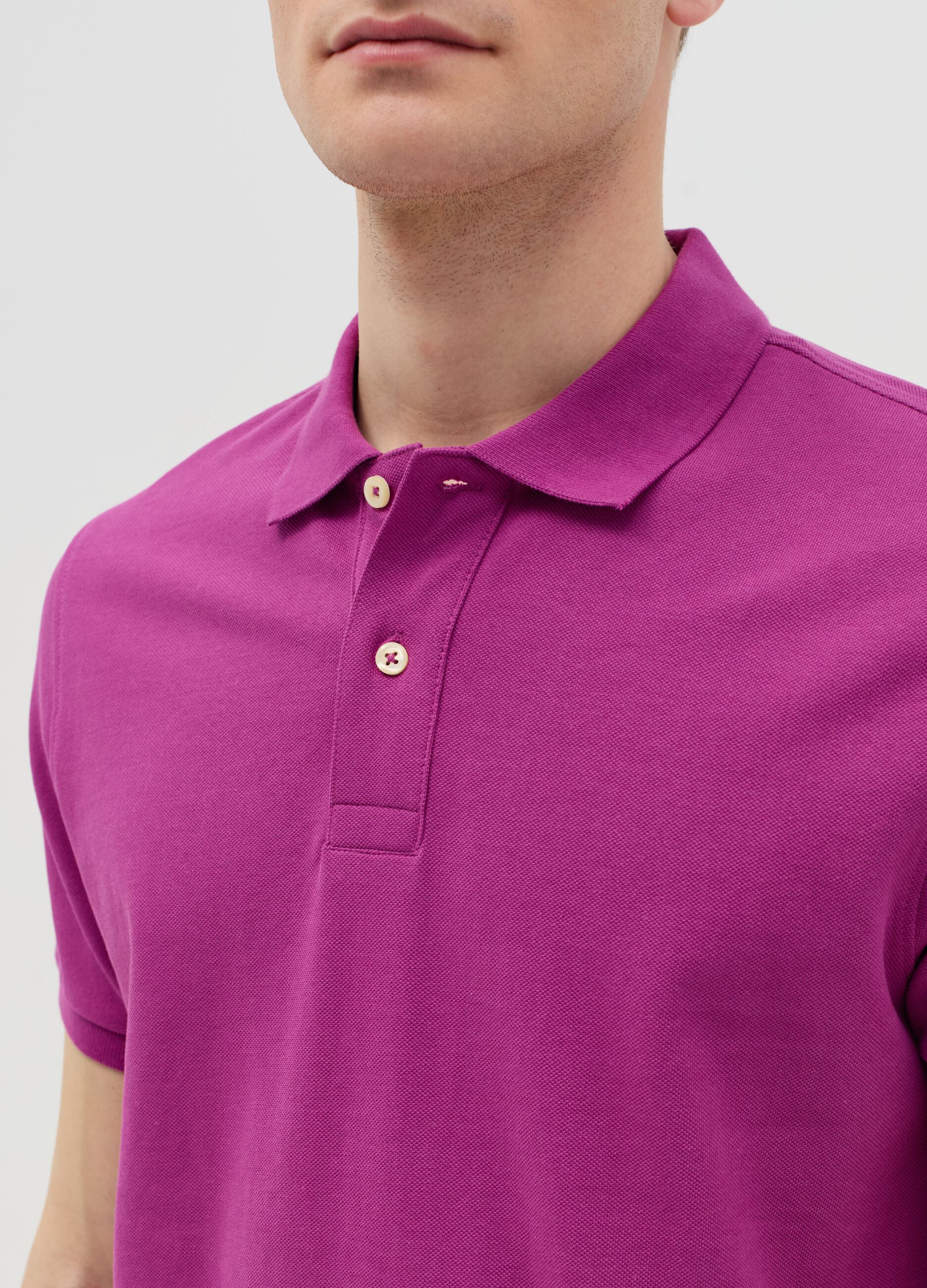 Organic cotton regular-fit polo shirt