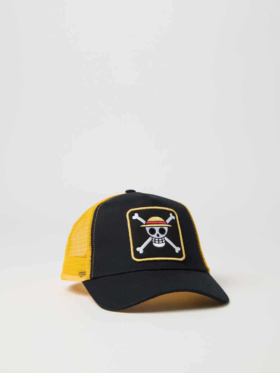 Black and yellow cotton baseball cap OVS_0
