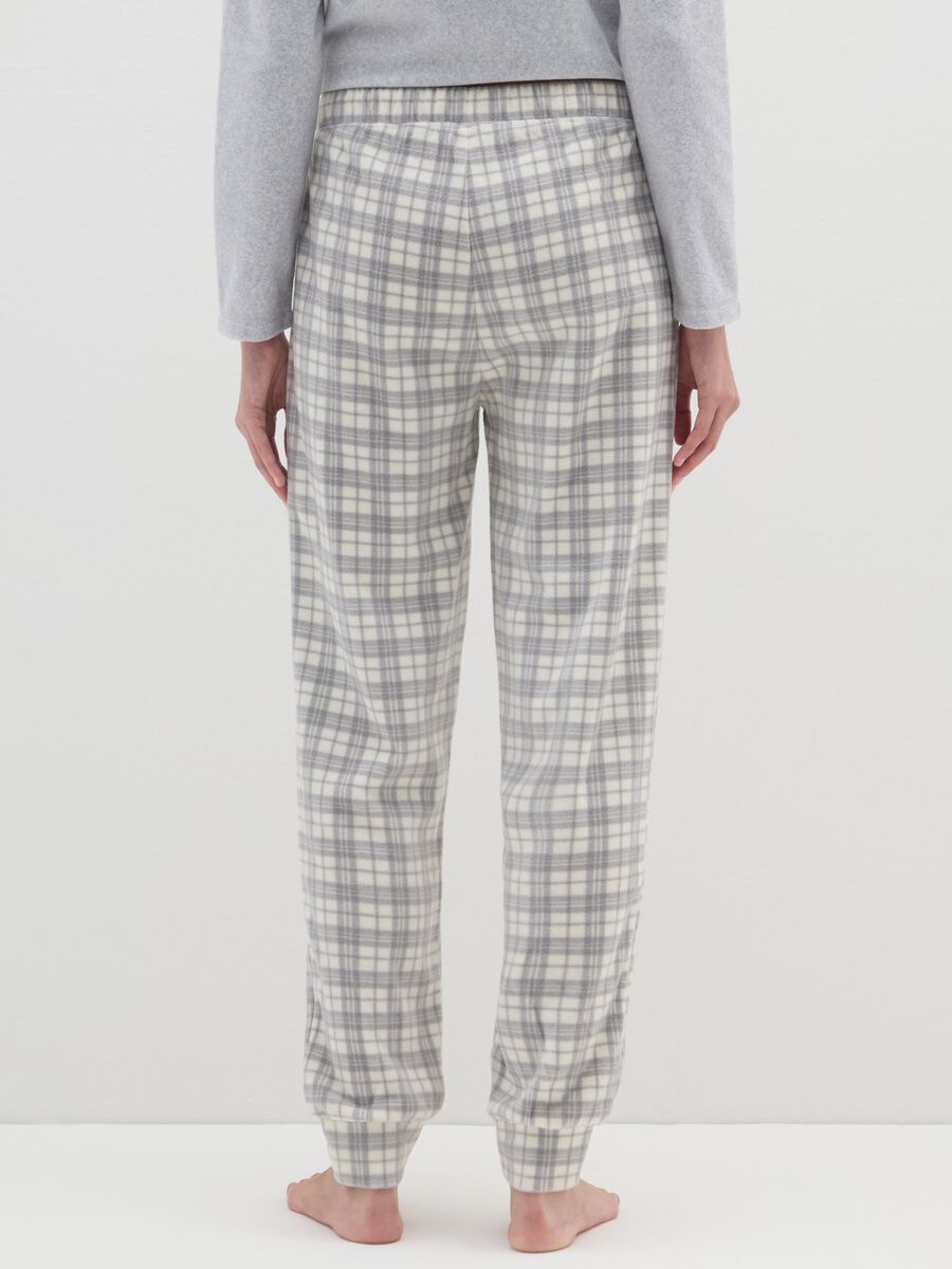 Grey Fleece Pyjama Trousers_2