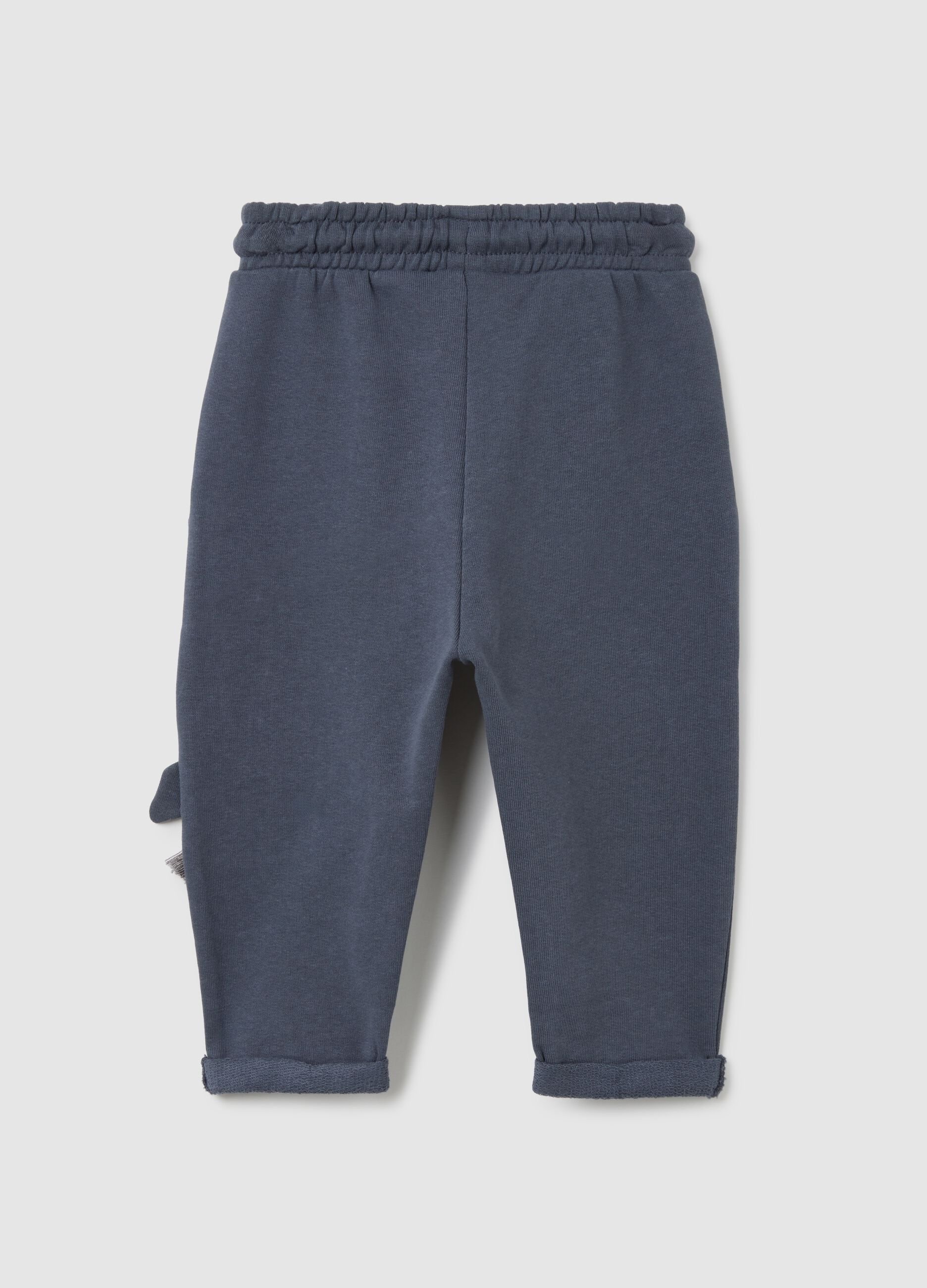 Infant pure cotton blue trousers regular fit