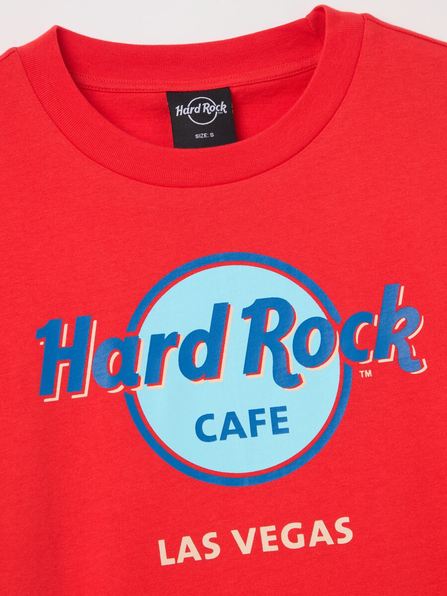 Red T-shirt with Hard Rock Café Las Vegas print_5