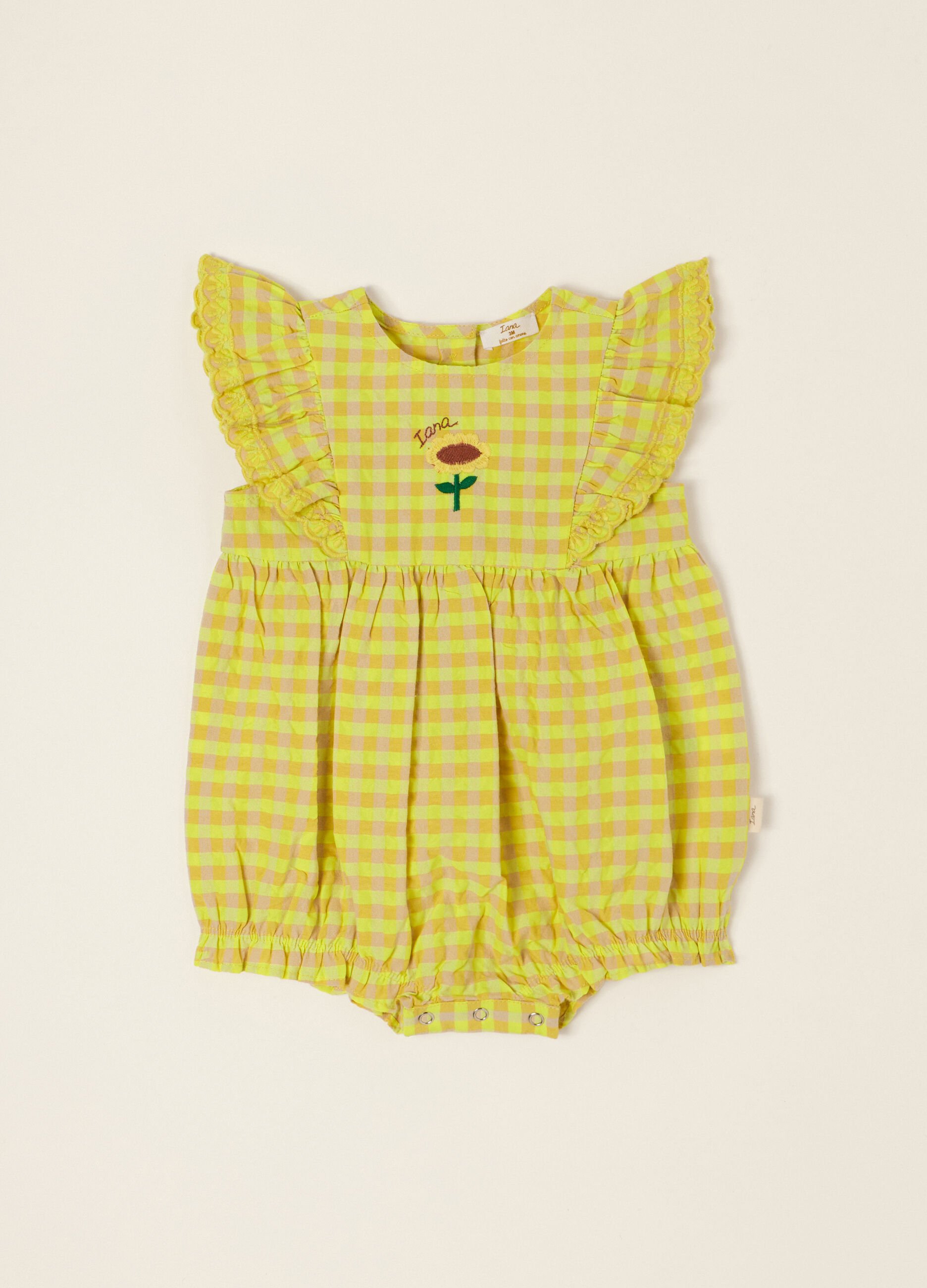 IANA cotton-blend baby girl romper