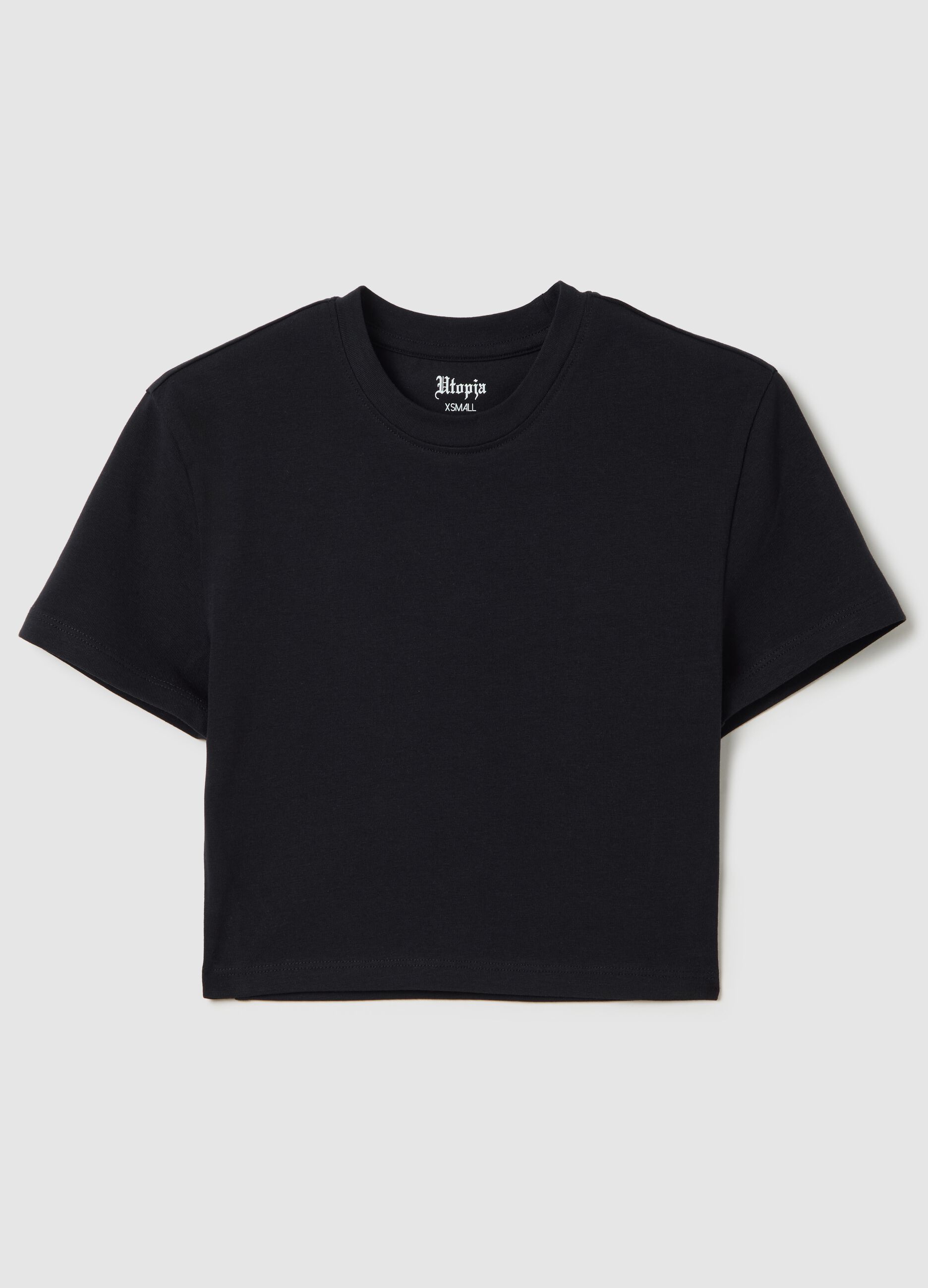 Crop - Shirt Black