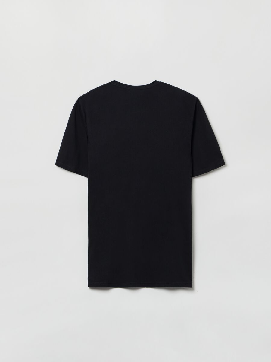 Cotton T-shirt with round neck_1