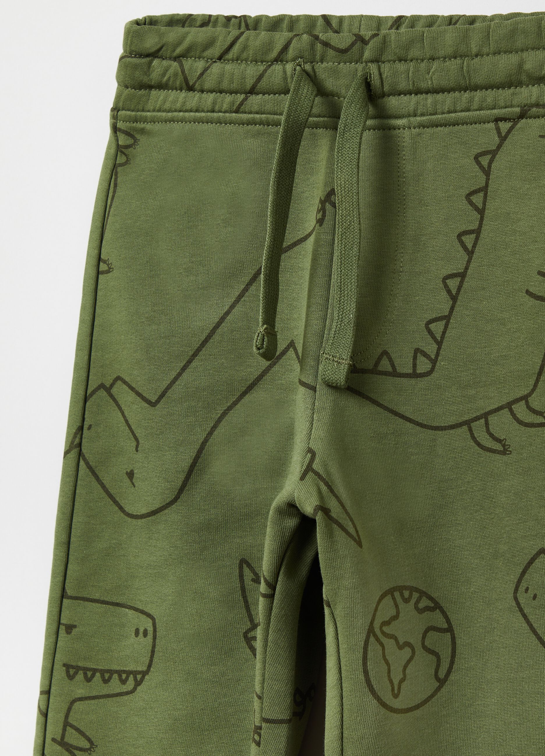Two-pack plush joggers with drawstring