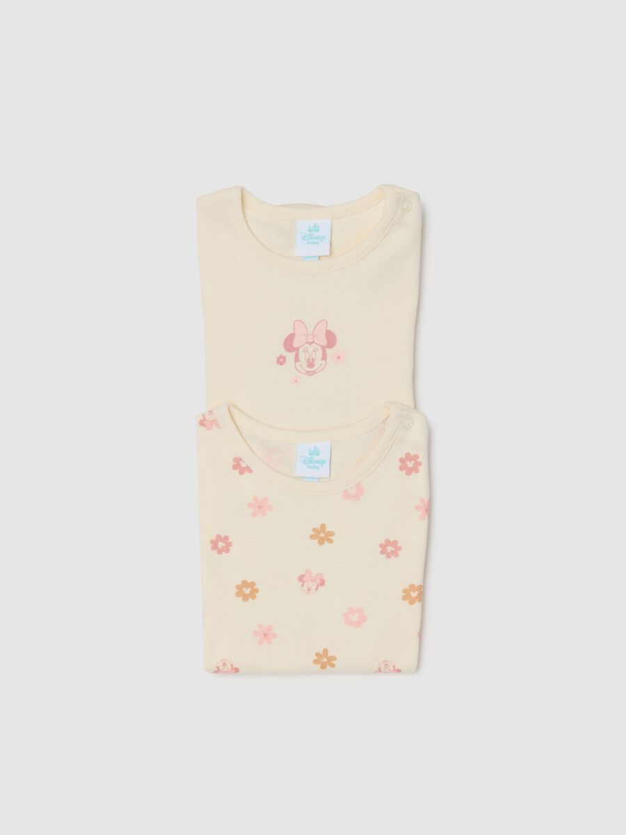 Multicolour pure cotton bodysuit twin pack for newborn girls_3