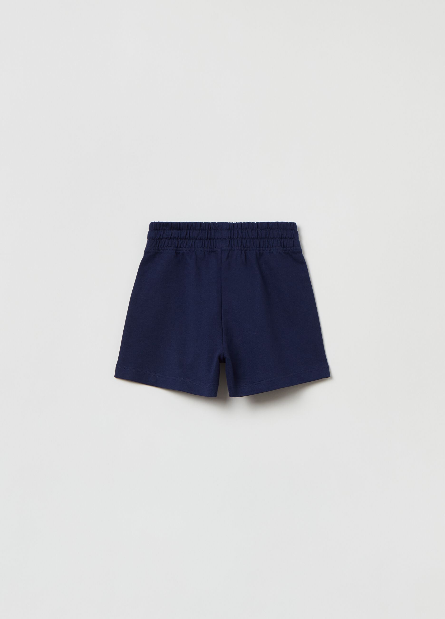 Shorts in French Terry con coulisse